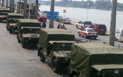 103 Vehículos militares  serán embarcados desde este puerto
