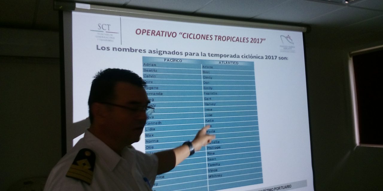 Se prepara Capitanía de Puerto para Temporada de Ciclones 2017