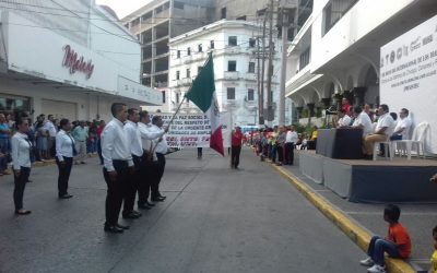 Con desfile conmemoran Día del Trabajo