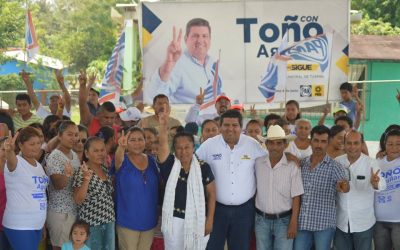 ESTAMOS MÁS FUERTES RUMBO A LA VICTORIA: TOÑO AGUILAR