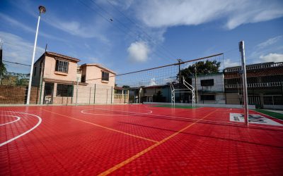 Inauguran Cancha Deportiva en Infonavit Canaco