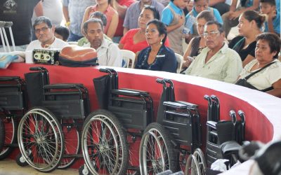 Realizan Gallicultores de Tuxpan doceava entrega de aparatos funcionales