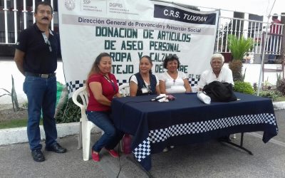 CERESO Tuxpan realiza colecta de artículos para el festejo del día del padre