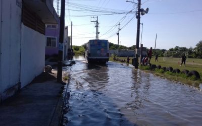 CAEV da solución a anegamientos de aguas residuales