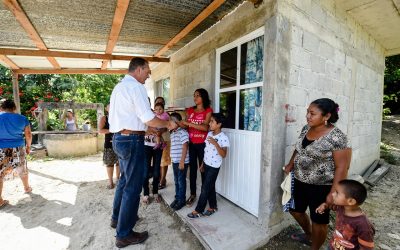 Entregan Cuartos Dormitorios e Inician Rehabilitación de Camino en San José El Grande
