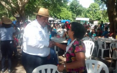 Juan Antonio Aguilar Mancha agradece la confianza que le dieron las 11 comunidades de la ruta San José