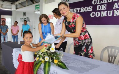 DIF Tuxpan clausura cursos de los CAIC