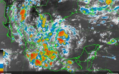 En zonas de Puebla, Veracruz y Oaxaca se pronostican tormentas torrenciales para hoy por la noche