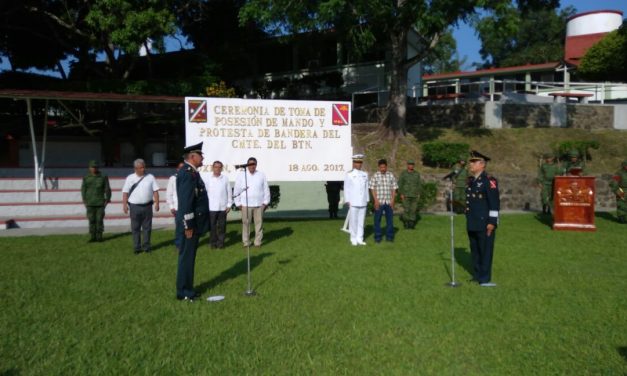 Nombran nuevo comandante del 39º Batallón de Infantería