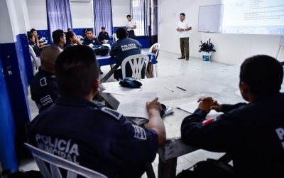 Capacitan a Elementos Policíacos de Nuevo Ingreso