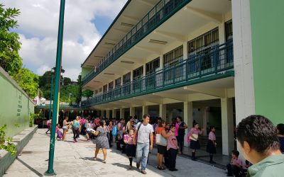Tras sismo, evaluan daños estructurales en Escuela Primaria