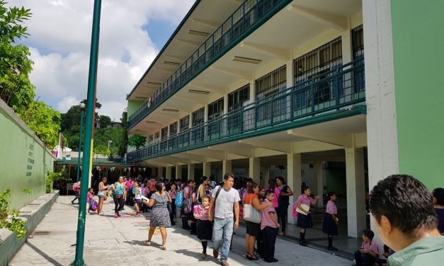 Tras sismo, evaluan daños estructurales en Escuela Primaria