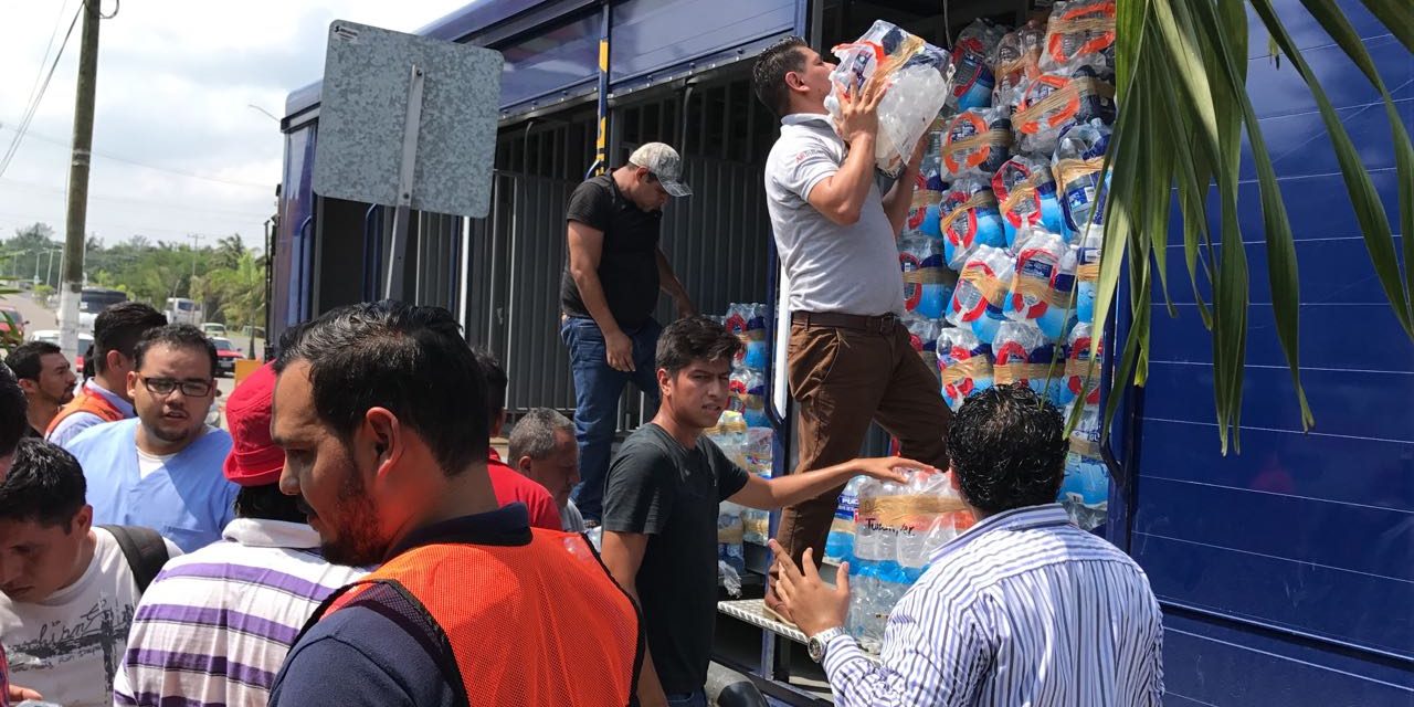 DIF envía mas apoyos a damnificados por sismo