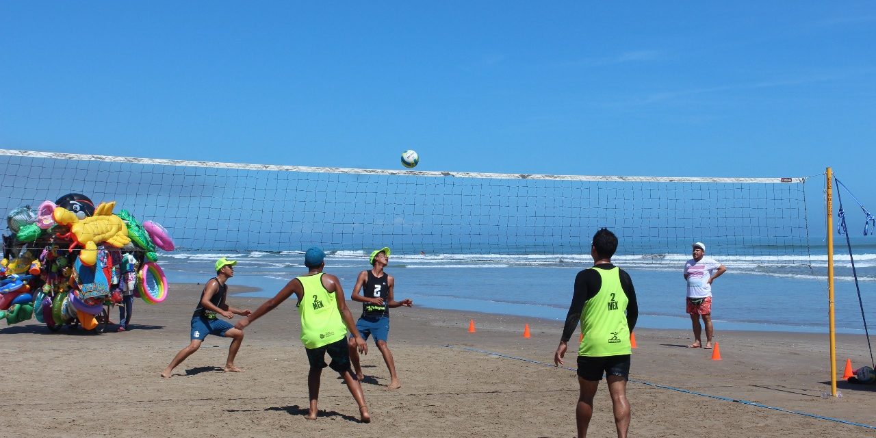 Un éxito la justa de voleibol de playa