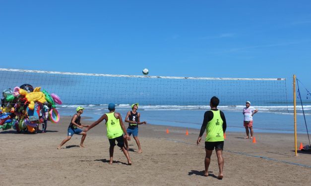 Un éxito la justa de voleibol de playa