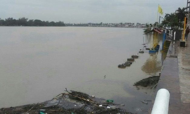 Rio Tuxpan disminuye su nivel, autoridades de PC continúan monitoreándolo