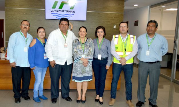 Amplia cooperación de Toño Aguilar con TPT para el desarrollo potencial portuario de Tuxpan