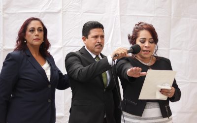 Citlali Medellín Careaga rinde protesta de manera emergente como Presidente Municipal Constitucional