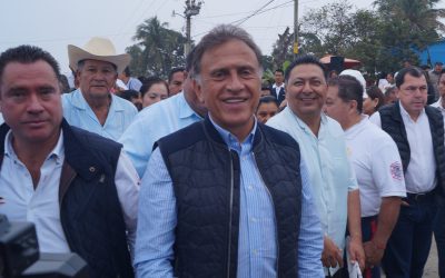Yunes Linares supervisa Libramiento «Adolfo López Mateos»