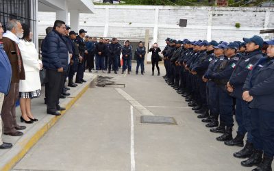 Toño Aguilar pide más compromiso a elementos policiacos