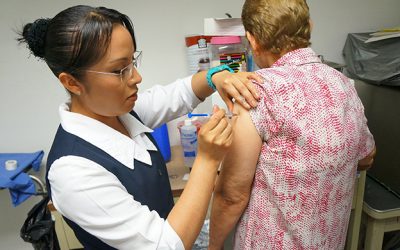 Cumplen meta de Vacunación contra Influenza
