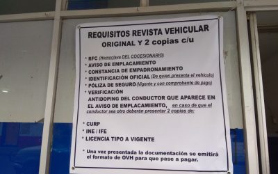 Arranca Revista Vehicular