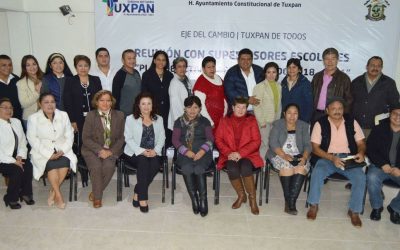 Supervisores escolares reconocen  acercamiento del gobierno municipal