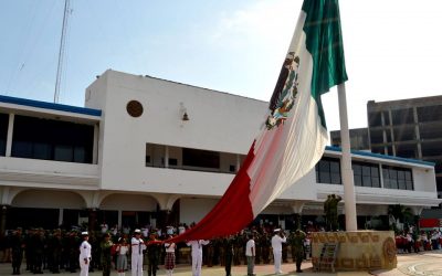 Solemne ceremonia del 197 aniversario del Día de la Bandera