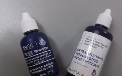 Realizan verificación de sanidad y entrega de Cloro y Plata Coloidal