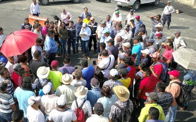 Toño Aguilar da solución pacífica al conflicto entre ejidatarios y la SCT