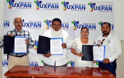 Firma de convenio entre colegios de Arquitectos e Ingenieros con Gobierno Municipal