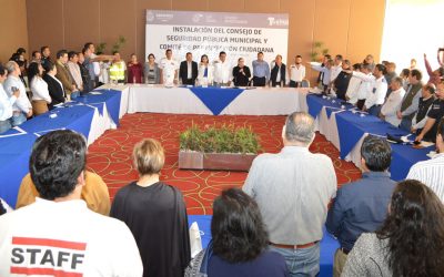 Instalan Consejos de Seguridad Pública Municipal y Comités de Participación Ciudadana