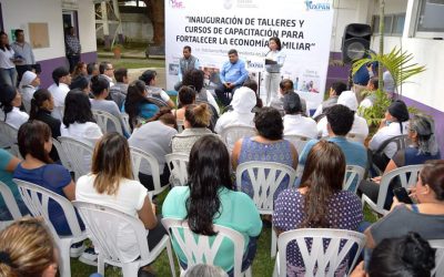 Inaugura el DIF Municipal sus Cursos para apoyar la Economía de las Familias Tuxpeñas