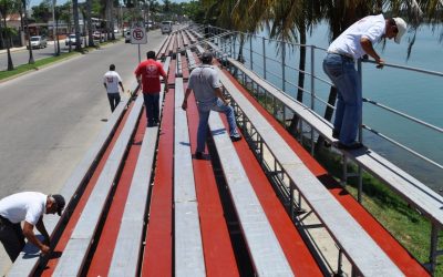 PC Tuxpan supervisará instalación de gradas para Carnaval