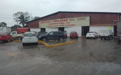 Locatarios de mercado de Tuxpan sin agua potable