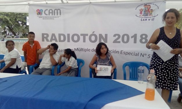 Realizan Radiotón a favor del CAM 57