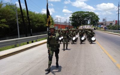 Llega un efectivo de 500 elementos al 39o Batallón de Infanteria