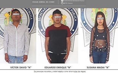 Por narcomenudeo, detienen, imputan y vinculan a proceso a tres sujetos,  en Tuxpan