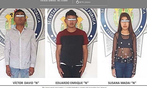 Por narcomenudeo, detienen, imputan y vinculan a proceso a tres sujetos,  en Tuxpan