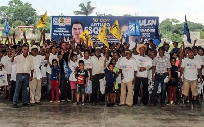 En Tuxpan el cambio ya se siente: Arturo Esquitín