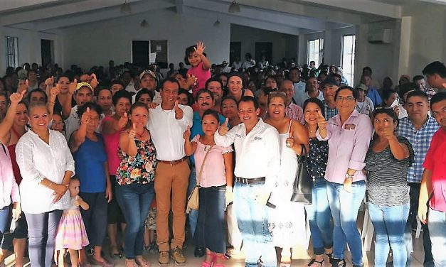 Respaldo total del Sindicato de Empleados Municipales, al candidato del PRI-VERDE, José Rolando Núñez