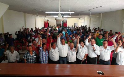 El sector obrero de la CTM, refrenda su apoyo a José Rolando Núñez, para llevarlo al triunfo el próximo 1 de julio