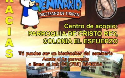 DONATÓN PARA EL SEMINARIO