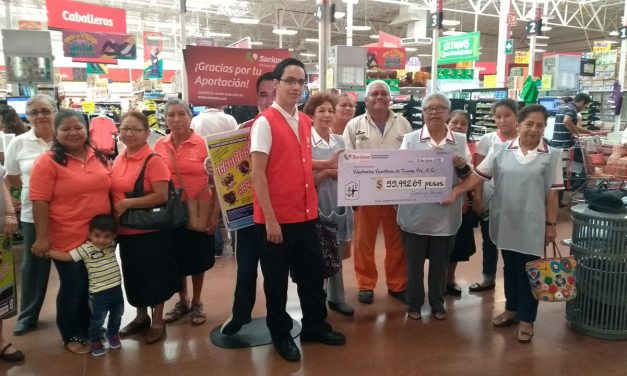 Vicentinas reciben donativo