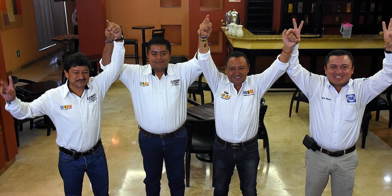 Candidatos de PAN, PRD y MC van en Unidad: Clemente Campos