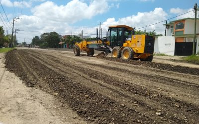 Continúan los Trabajos de Carpeta Asfáltica en la López Mateos