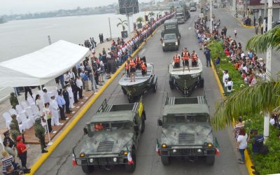 Gran desfile cívico-militar con más de 2 mil 700 participantes