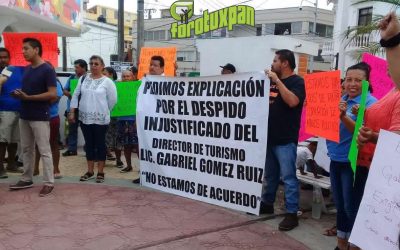 Manifestación por la Destitución de Gabriel Gómez de la Dirección de Turismo