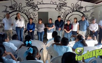 Anabel Ponce Delegada de SEDESOL Visita Comedores Comunitarios