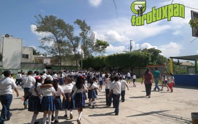 Escuelas de Tuxpan realizan simulacro de sismo